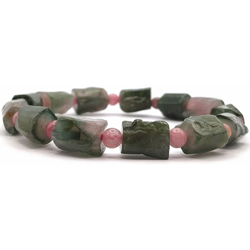Watermelon Tourmaline Bracelet